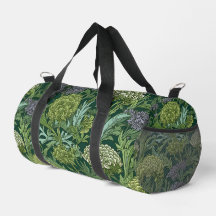 Padrão floral contínuo no estilo de William Morris