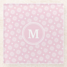 Padrão Floral Cor-De-Rosa E Branco
