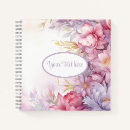 Padrão floral cor rosa e creme