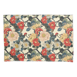 Padrão Floral de Arte Ukiyo-E Japonês