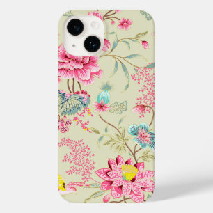 Padrão Floral de Chinoiserie Japonesa Vintage de P