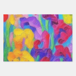 padrão floral de cor d'água brilhante brilhante br