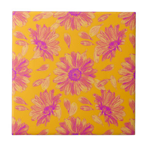 Padrão Floral de Cor de Água Colorida Moderna