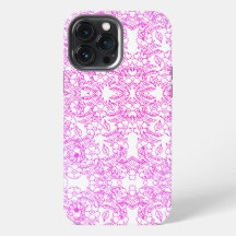 Padrão Floral de cor rosa-chic vintage