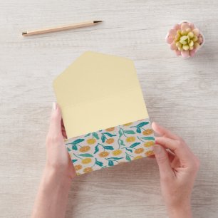 Padrão Floral de Dandelion Amarelo - Inspirado na 