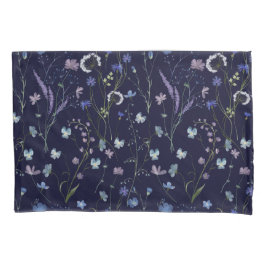 Padrão Floral de Flor Bonito Roxo Azul