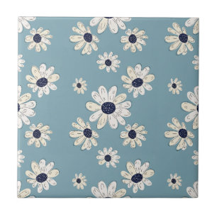 Padrão Floral de Margarida Minimalista (2)