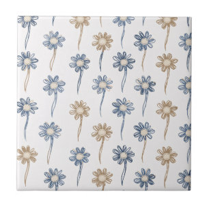 Padrão Floral de Margarida Minimalista (5)