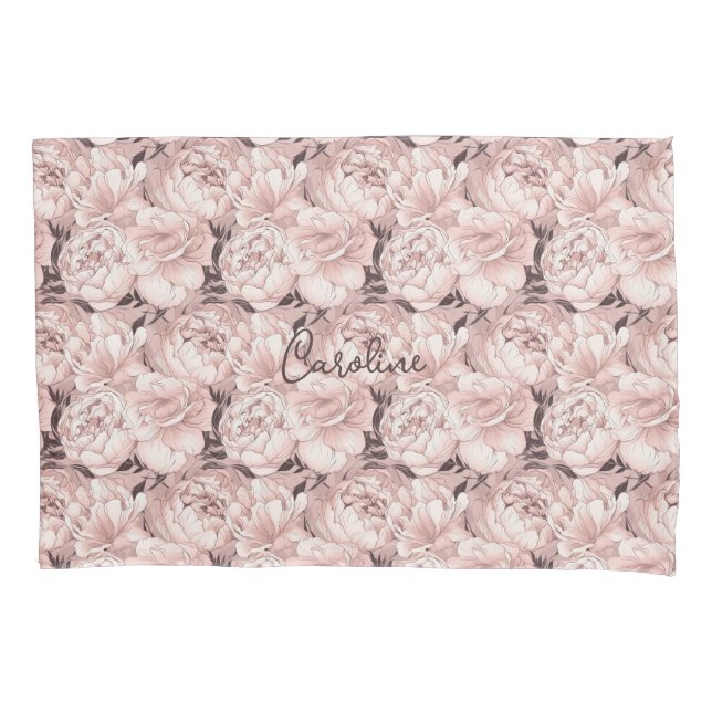Padrão Floral de Nome Personalizado (Frente)