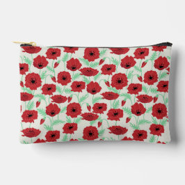 Padrão floral de papoila