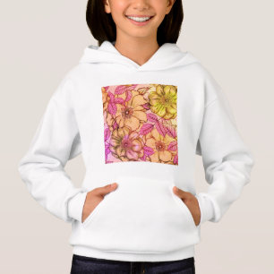 Padrão Floral de Tom Rosa Vitoriano