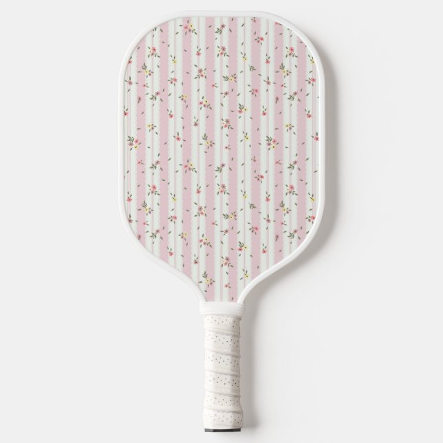 Padrão Floral Delicado Rosa Sólido (Front)