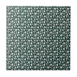 Padrão Floral Denso Decorativo Vintage