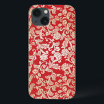 Padrão floral do Damask<br><div class="desc">Padrão de fundo floral descontínuo do Damask. Ilustração vetorial. © e ® Bigstock® - Todos os direitos reservados.</div>