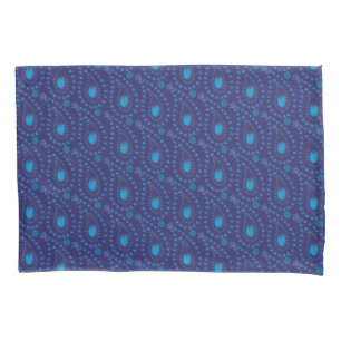 Padrão Floral do Paisley Azul abstrato Escuro