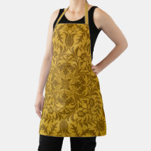 Padrão floral dourado ornamentado com simétrico