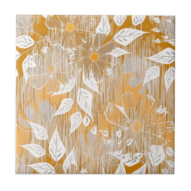 Padrão floral elegante. (Frente)