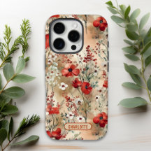 Padrão Floral Elegante em Aquarela Personalizado