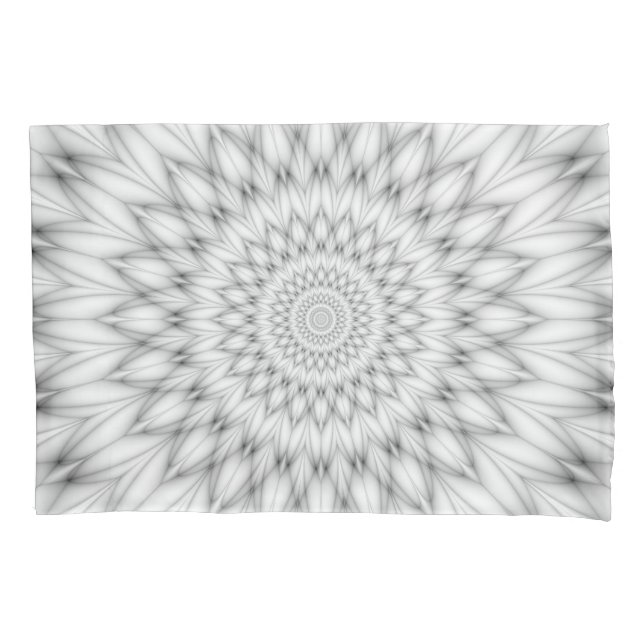 Padrão Floral em Preto e Branco (Frente)