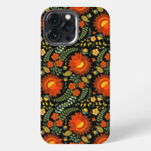 Padrão floral folclórico ucraniano. Estilo ucrania