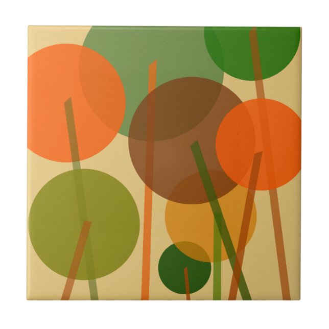 Padrão Floral Geométrico abstrato Moderno (Frente)