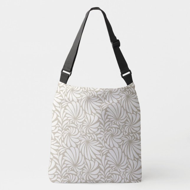 Padrão Floral Grande Tote Bag Corpo (Frente)