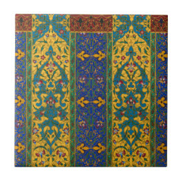 Padrão Floral Intrincado Persa Decorativo