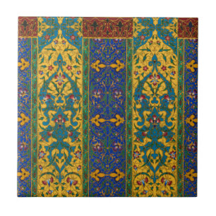 Padrão Floral Intrincado Persa Decorativo