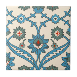 Padrão Floral Iznik Vintage