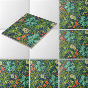 Padrão Floral Lírio de William Morris