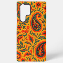 Padrão Floral Paisley Elegante