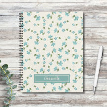 Padrão Floral Pequeno de Gerânio em Aquarela Vinta