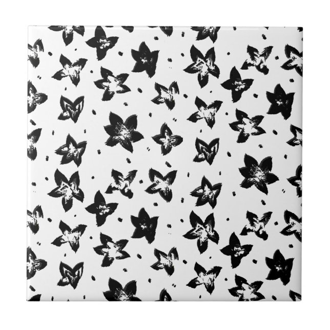 Padrão Floral Reconstruído - Gótico acromático (Frente)