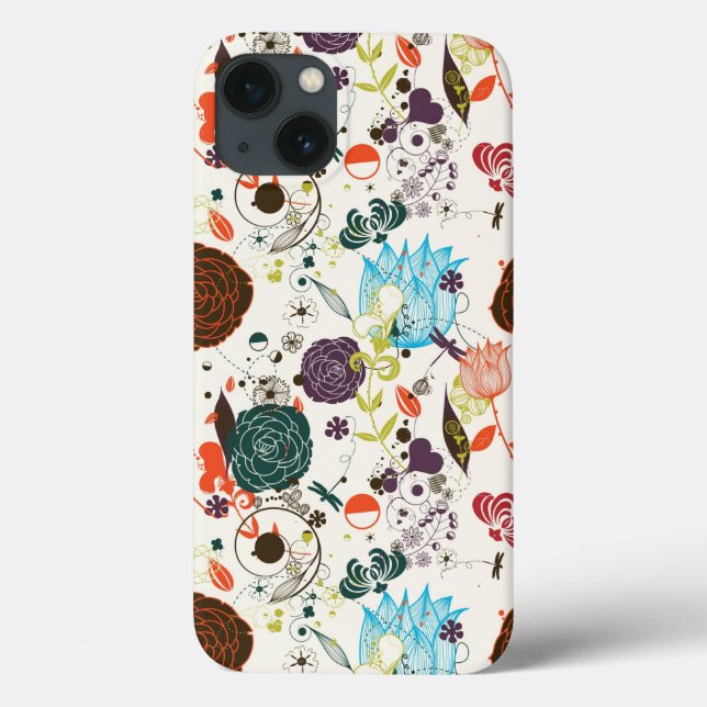 Padrão Floral Retroativo 2 (Verso)