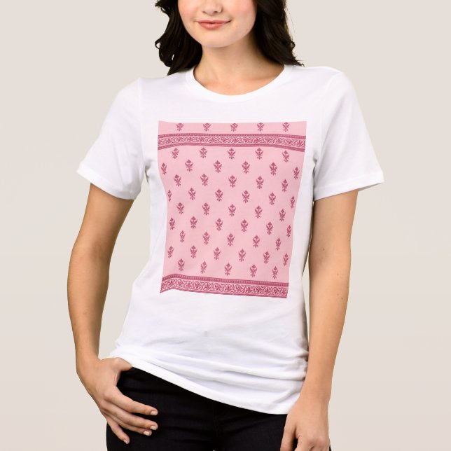 Padrão Floral Rosa (Frente)