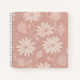 Padrão Floral Rosa Bege Daisy