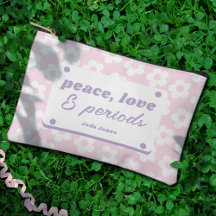 Padrão Floral Rosa Pastel Meninas Menstruação