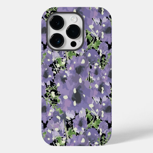 Padrão Floral Roxo (Verso)