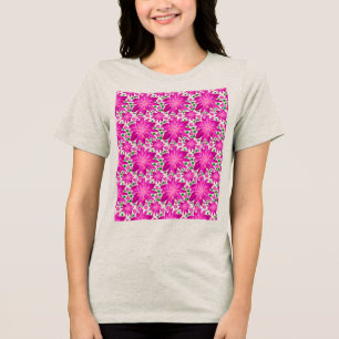 Padrão Floral Seamless Rosa Quente