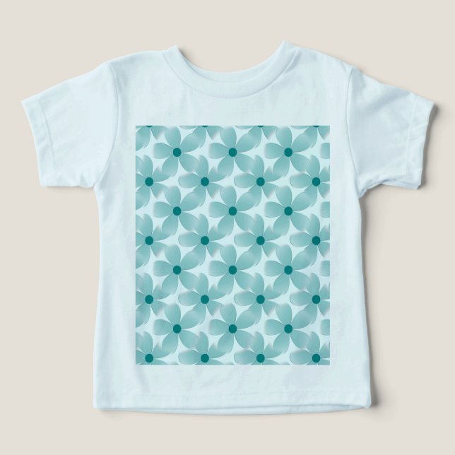 Padrão floral verde. (Design frontal)