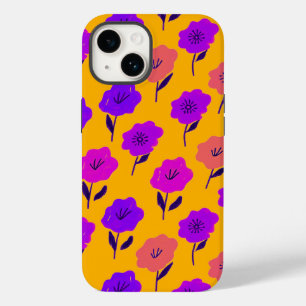 Padrão Floral Vibrante