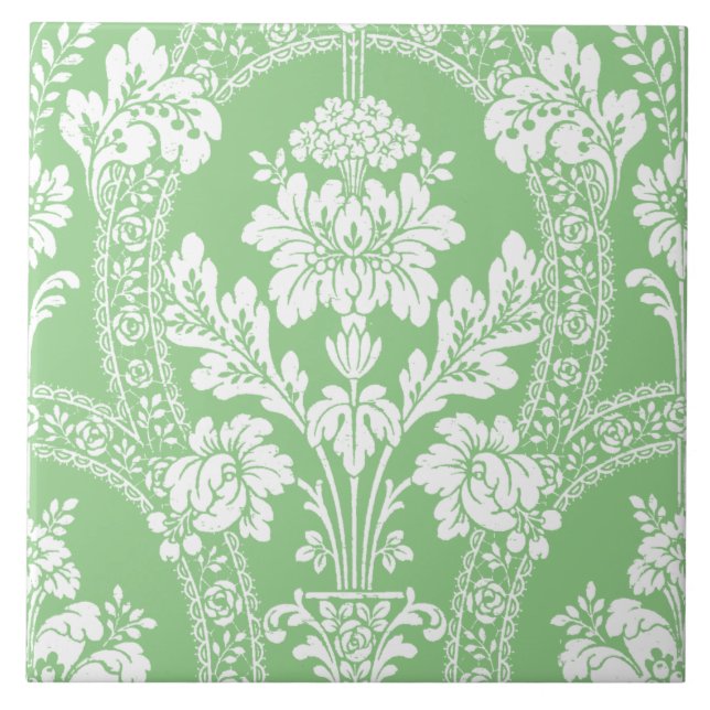 Padrão Floral Victorian Era Damask (Frente)