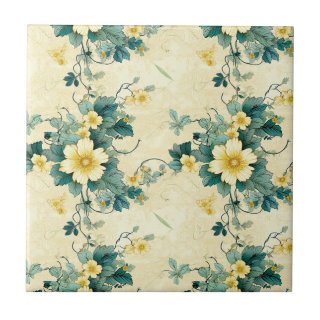 Padrão Floral Vintage (4) (Frente)