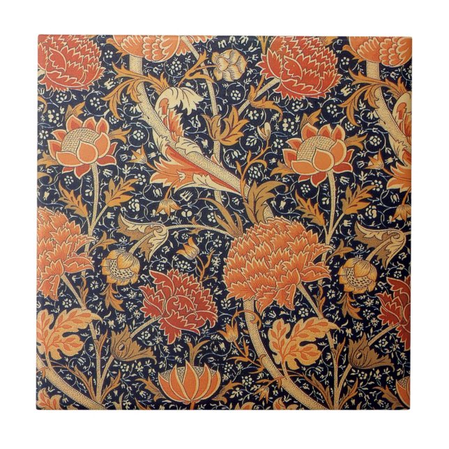 Padrão Floral Vintage William Morris Cray (Frente)