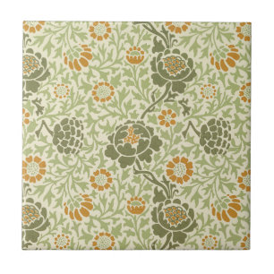 Padrão Floral William Morris Grafton Sage Verde