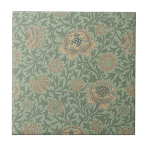 Padrão Floral William Morris Grafton Verde Sálvia