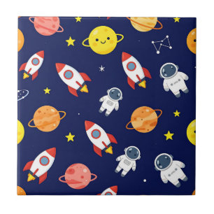 Padrão Fofo de Explorador Espacial Infantil