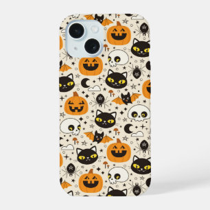 Padrão Fofo de Halloween Retrô