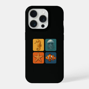 Padrão Fofo de Vida Marinha - Cavalo-Marinho, Água