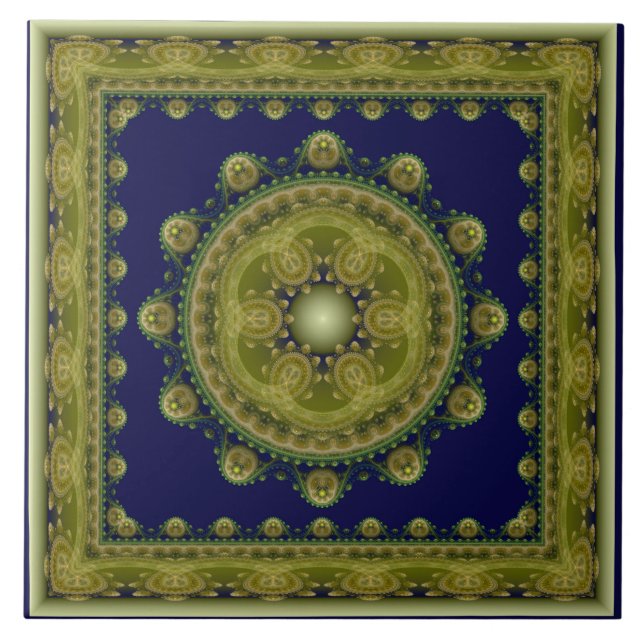 Padrão fractal oriental da fada (Frente)